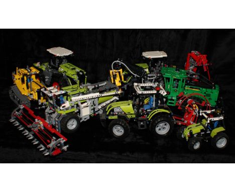 Lego - Technic, 8274 Combine Harvester, unboxed; 8284 Dune Buggy/Tractor, unboxed; etc (7)(8274) Retired product. Previously 