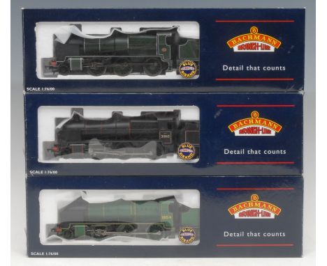 Bachmann Branch-Line Model Railways - 32-155 N Class 1864 Malachite Southern Green locomotive, 00 gauge, boxed; 32-161 N Clas