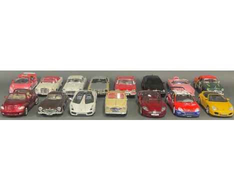 Model Cars - Mondo Motors, Lamborghini Concept S, 1/18 scale; Motor Max, 1958 Plymouth Fury, 1/18 scale; Solido, Citroen Xsar