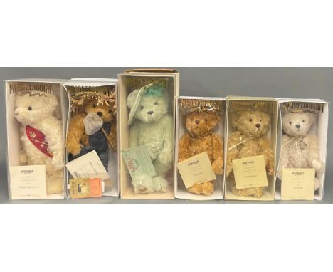 A Merrythought 'Farthing' teddy bear, made exclusively for Compton and Woodhouse, trademark yellow square 'MERRYTHOUGHT MADE 