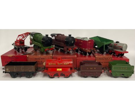 Hornby by Meccano Ltd Model Railways - No. 501 0-4-0 tinplate clockwork locomotive, O gauge, boxed; No. 40 0-4-0 tinplate clo