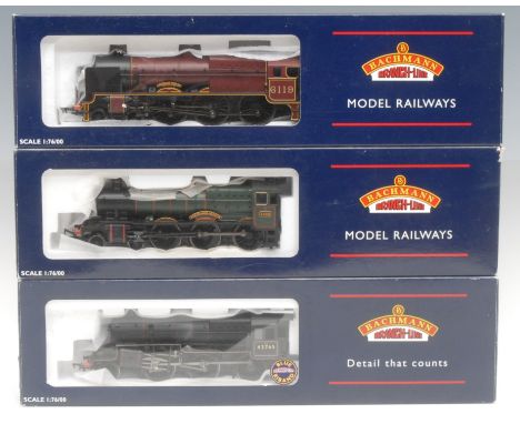 Bachmann Branch-Line Model Railways - 32-176 2-6-0 Crab 42765 BR Lined Black E/Emblem locomotive with Coal Rail, 00 gauge, bo