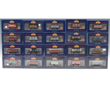 Bachmann Branch-Line Model Railways - twenty wagons/vans comprising 37-181 'South Wales &amp; Cannock Chase' 7 plank wagon; 3