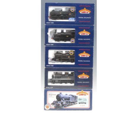 Bachmann Branch-Line Model Railways - 32-200DC 8750 Pannier Tank 9759 BR Black Late Crest locomotive, 00 gauge, boxed; 32-228