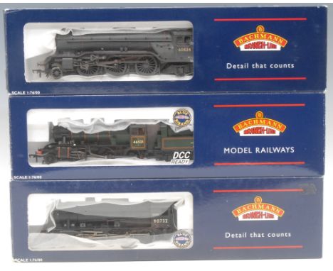 Bachmann Branch-Line Model Railways - 32-257A WD Austerity 90732 'Vulcan' BR Black E/Emblem locomotive, 00 gauge, boxed; 32-8