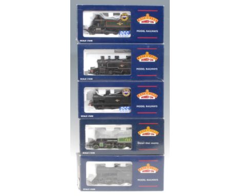 Bachmann Branch-Line Model Railways - 32-123DC 45XX Prairie Tank 4507 BR Lines Green L/Crest locomotive, 00 gauge, boxed; 31-