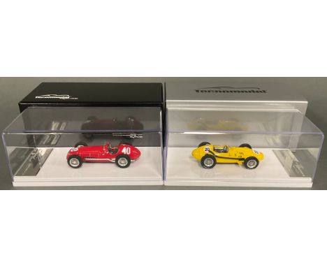 Technomodel Mythos -TM43-21C F. 125 F1 1950 Monaco GP, limited edition 27/150, 1/43 scale, perspex display case, cardboard bo