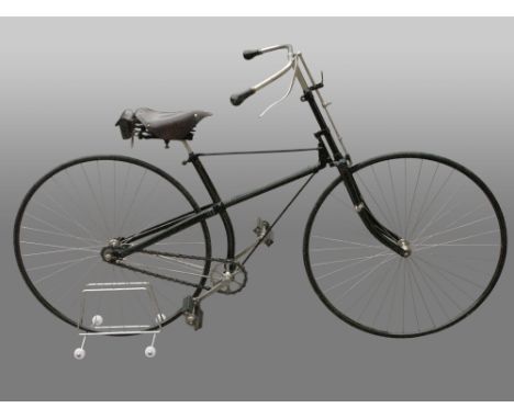 A c1890 Cross-Frame Safety Bicycle Believed to be a Pope-manufactured bicycle, it has been restored to a good standard. The 2