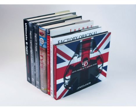 Jaguar E-Type A factory-issued publicity book 'Fifty Years of a Design Icon'; Factory Original Jaguar E-Type, an originality 