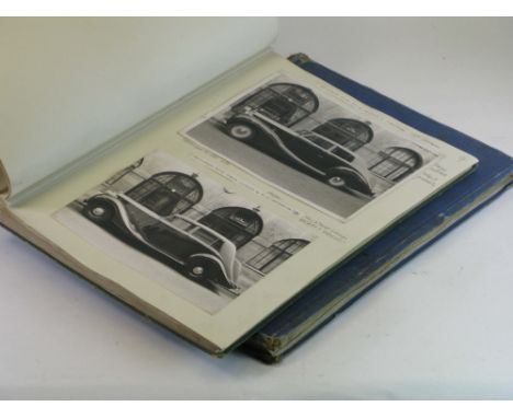 Simmons of Mayfair Two large volumes of monochrome photographs depicting the rolling stock of this significant pre-used retai