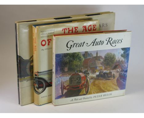 Early Motor-Cars 1904 - 1915 Illustrated and described by George Oliver, a horizontal folio with large profile depictions of 