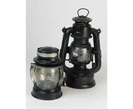 A c1895 George Polkey 'The Little Fire Ball' Oil Lamp Patented in 1892 and manufactured until 1905, a unique design that atte