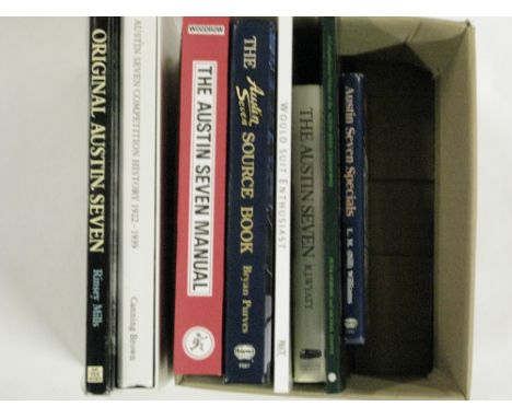 Austin Seven.Eight books, including: Austin Seven Competition History 1922-1938 by Canning Brown, 370pp, 2006 1st ed, with it