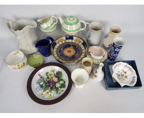 Mixed ceramics to include Royal Worcester, Wedgwood, Poole Pottery and similar.