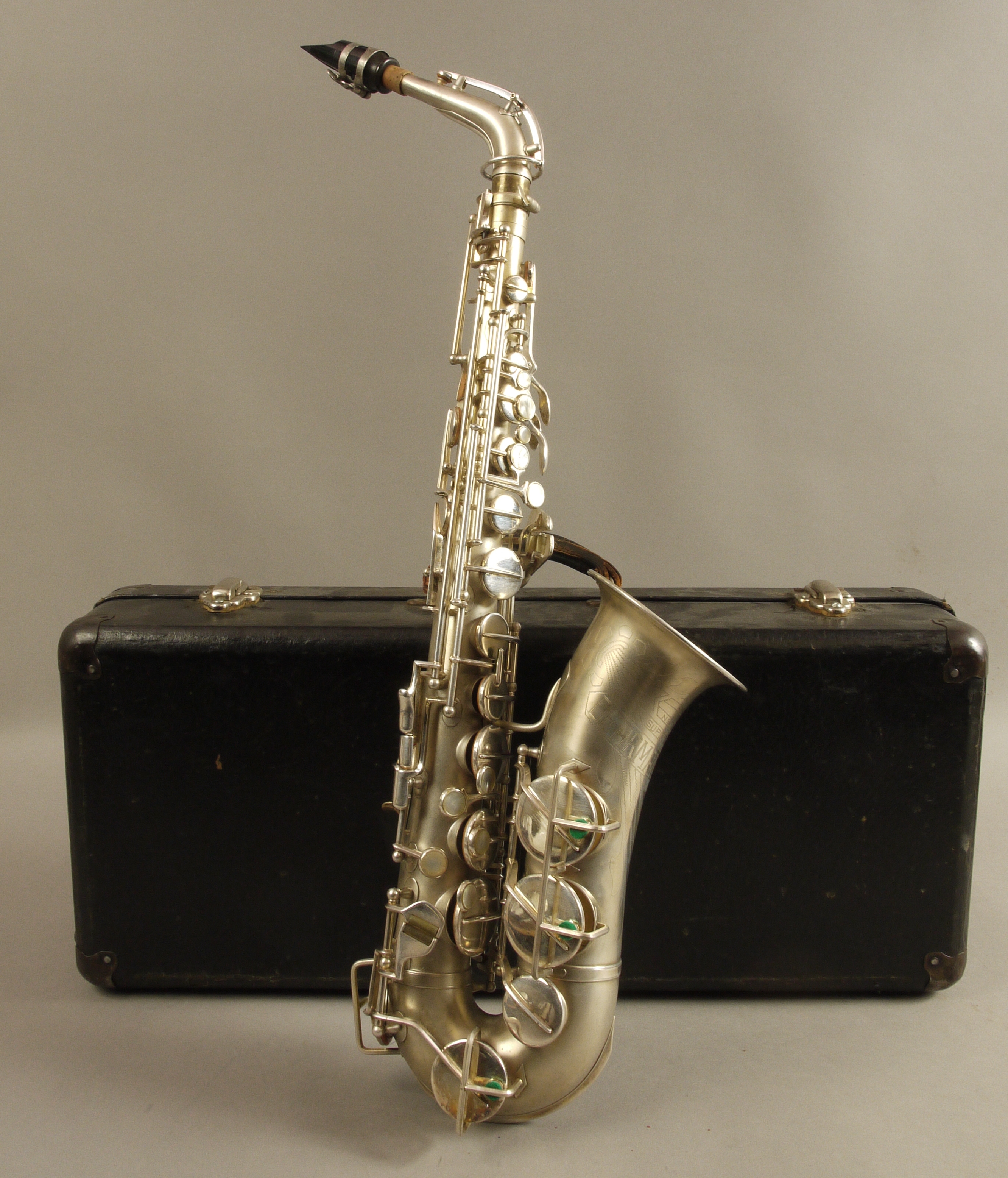 AN ALTO SAXOPHONE by J.R Lafleur & Son, Denman Street, Piccadilly