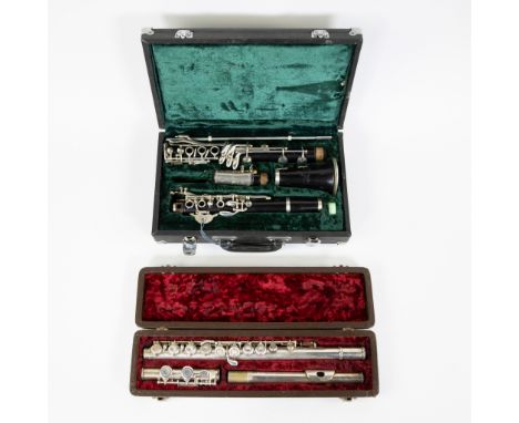 Lot Clarinet and fluteA. Gerday et Fils Mons + A. Gerday et Fils Mons