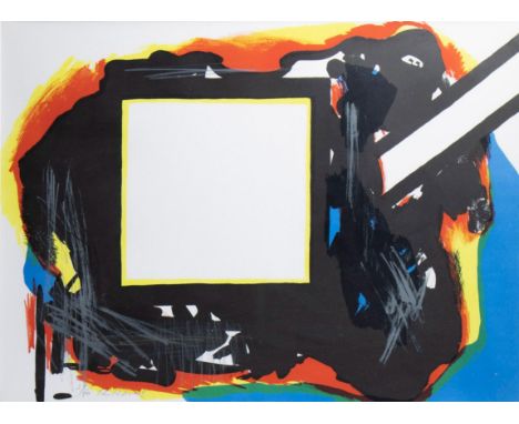 Roger RAVEEL (1921-2013)Color lithograph Genesis 1969, 14.4 numbered 39/80 and signed.Kleurenlithografie Genesis 1969, 14.4 g
