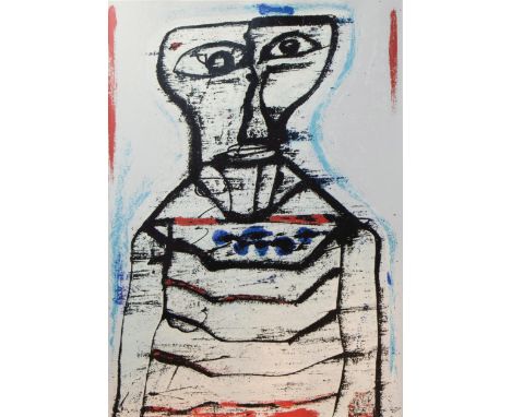 Willem VAN HECKE (1893-1976)Lithograph No title, numbered XIII/XX and signed.Lithografie Zonder titel, genummerd  XIII/XX en 