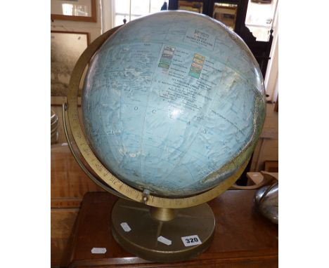 Vintage Reader's Digest 12" Great World Globe on metal base