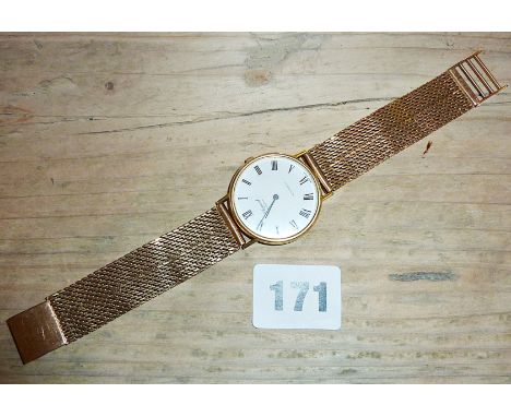 18ct gold men's Chopard Automatic wrist watch & strap, approx 65g inc. movement