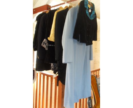 Vintage clothing including a Betty Hulme 1950s ladies jacket coat (7 items) and three hats