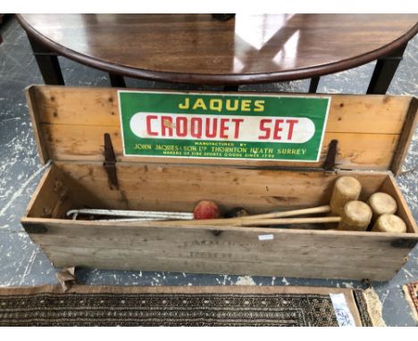 A CROQUET SET 