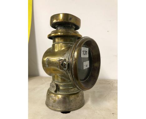 A LUCAS KINGS OWN ACETYLENE CARRIAGE LIGHT