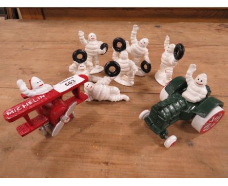 ***MICHELIN PLANE, TRACTOR FIGURE AND MEN**