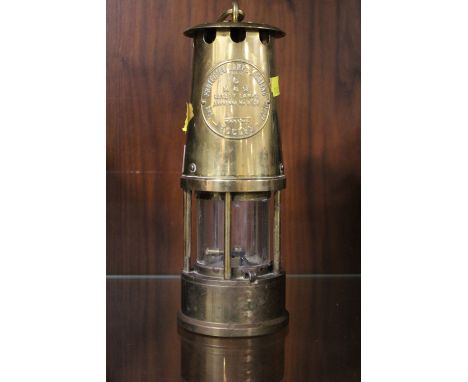 A VINTAGE ECCLES MINERS LAMP