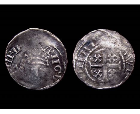 Henry II Tealby Penny. Tealby Coinage, 1158-1180. Silver, 1.38g. 20.36mm. Crowned facing bust with sceptre, +HENRI REX ANGL. 