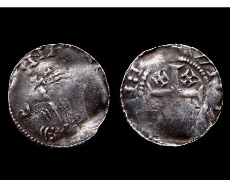 Henry II Tealby Penny. Tealby Coinage, 1158-1180. Silver, 1.39g. 20.61mm. Crowned facing bust with sceptre, +[H]EN [RI REX AN