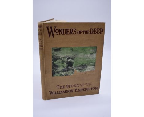 DIVING: ALLEMANDY (Victor):&nbsp;'Wonders of the Deep...the story of the Williamson submarine expedition', London, Jarrold, c