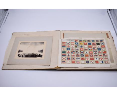 PHOTOGRAPH ALBUM: JAPAN:&nbsp;varied album of approx 97 tinted albumen print views of Japan, circa 1900, corner mounted in st