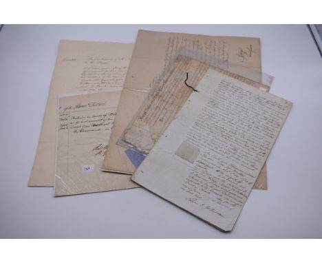 NORTHUMBERLAND MILITIA:&nbsp;commission for Peter Paxton, 10 January 1813 as Lieutenant in the Southern Regiment of local mil