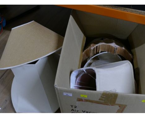Quantity of vintage lamp shades