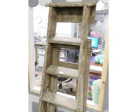 Vintage wooden stepladders 