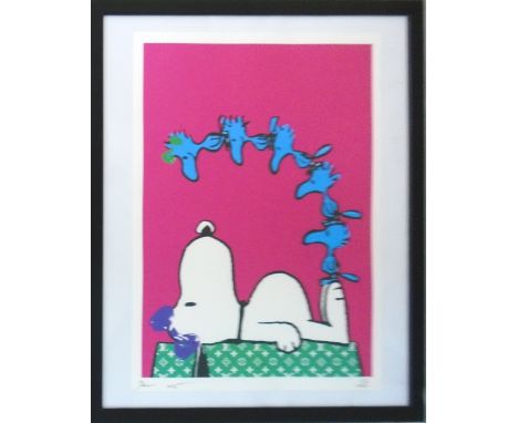 DEATH NYC, 'Snoopy Vuitton', limited edition print of 100, with certificate of authenticity and gold sticker, signed, dated a