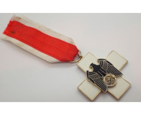 WWII Third Reich German 10 Year service medal