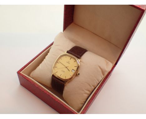 Gents boxed Omega De Ville wristwatch  CONDITION REPORT: This item is working at lotting.