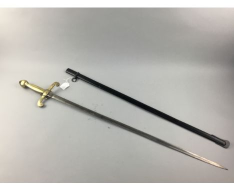 REPRODUCTION DRESS SWORD, with scabbard, 99cm long