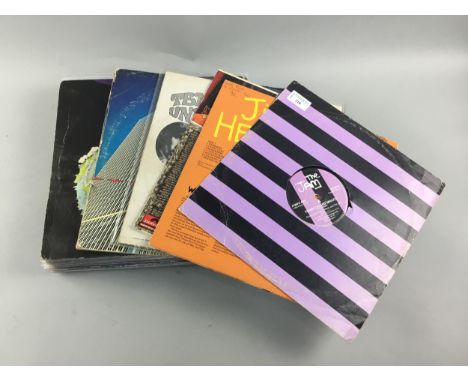 LOT OF LP RECORDS, including The Jam, Jimi Hendrix, Black Sabbath, Thin Lizzy, Fleetwood Mac and other examples
