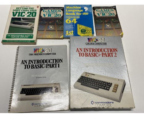 A job lot of vintage computer handbooks etc mainly for Commodore and VIC-20