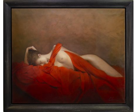 * JANE MACLEAN, HORIZON oil on canvas, signed and dated '05 75cm x 90cm Framed Label verso: Gallery K, 101-103 Heath Street, 