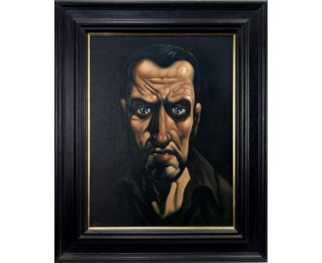 * PETER HOWSON OBE (SCOTTISH b 1958), STUDY FOR SAINT JOHN OGILIVIE oil on canvas, signed, further signed, titled and dated 2