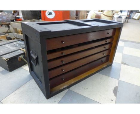 An engineer's chest and tools