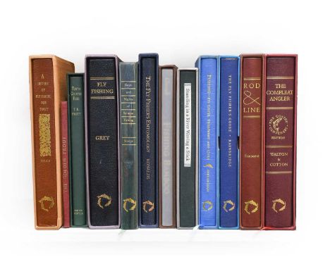 Limited Edition Leather bound Flyfishing Library - Lyons & Burford - 8  volumes