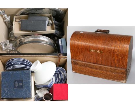 A Collection of Silver Items including, a cased set of six coffee spoons, button hooks glove stretchers, napkin rings etc., t