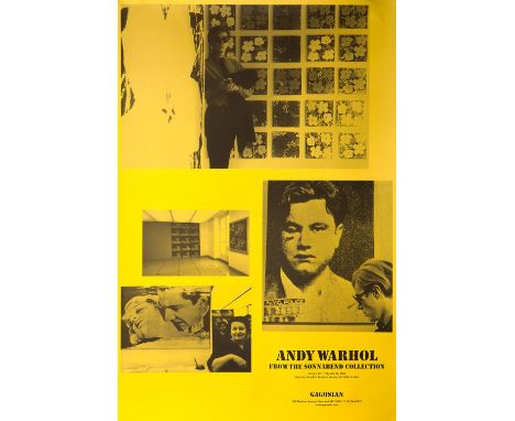 ANDY WARHOL (Pittsburgh, USA, 1928 - New York, USA, 1987)."From de Sonaben Collection, Gagosian, 2009.Lithograph poster.Unsig