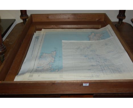 A large collection of Ordnance Survey maps of Great Britain 1inch:1mile scale