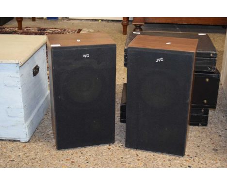 Pair of S-40WE speakers by JVC